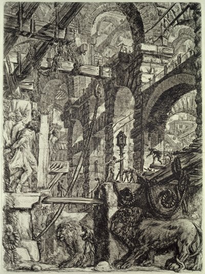 Carceri (Prison) V, 1760 - Giovanni Battista Piranesi